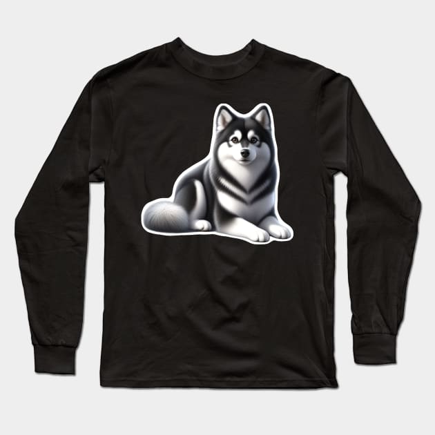 Klee Kai Long Sleeve T-Shirt by millersye